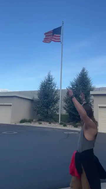 Sam taking the pledge
